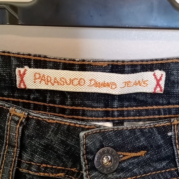 Parasuco Diamond Jeans Low Rise Wide Leg Size 30 Blue W 15" R 8" I 32" - Picture 9 of 15
